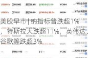 美股早市 | 纳指标普跌超1%，特斯拉大跌超11%，英伟达、谷歌等跌超3%