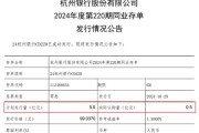 苏州两家上市银行同业存单发行遇冷，实际认购量甚至不及两成