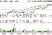 宝鹰股份：总部大厦目前尚在建设中 在公司财务报表中计入在建工程科目