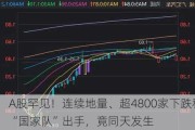 A股罕见！连续地量、超4800家下跌和“国家队”出手，竟同天发生