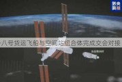 天舟八号货运飞船与空间站组合体完成交会对接