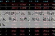 期货收评：沪锡跌超4%，集运指数、烧碱、铁矿石、纯碱跌超3%，焦炭、焦煤、菜粕、锰硅跌超2%；不锈钢涨超1%