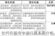 如何在股市中进行基本面分析