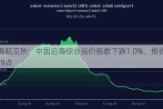 上海航交所：中国沿海综合运价指数下跌1.0%，报收969.19点