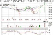 新百利融资(08439)将于9月30日派发末期股息每股0.025港元