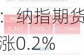 美股股指期货周一高开：纳指期货涨0.2%，标普500和道指期货微涨0.1%