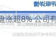 美兰空港早盘涨超8% 公司有望在明后年释放利润