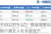 银河电子(002519.SZ)：骁骏智能拟1000万元收购合肥智行通无人化全部资产