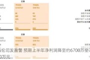 海伦司发盈警 预期上半年净利润降至约6700万至7400万元