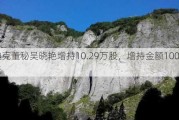 斯迪克董秘吴晓艳增持10.29万股，增持金额100.12万元