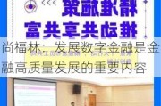 ***：发展数字金融是金融高质量发展的重要内容