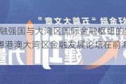 “建设金融强国与大湾区国际金融枢纽的实践探索”  第六届粤港澳大湾区金融发展论坛在前海合作区顺利举办