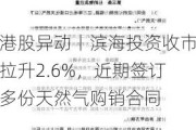 港股异动丨滨海投资收市拉升2.6%，近期签订多份天然气购销合同