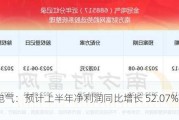 金冠电气：预计上半年净利润同比增长 52.07%至 58.15%