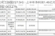 鲁北化工(600727.SH)：上半年净利润1.46亿元 同比增幅1063.27%