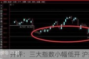 开评：三大指数小幅低开 沪指跌0.23%