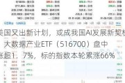 美国又出新计划，或成我国AI发展新契机！大数据产业ETF（516700）盘中涨超1．7%，标的指数本轮累涨66%