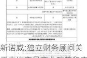 新诺威:独立财务顾问关于本次交易产业政策和交易类型之独立财务顾问核查意见