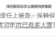 万亿央企副总经理任上被查，深耕保险行业28余年，出任仅1年，该司年内已有多人落马