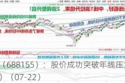 先惠技术（688155）：股价成功突破年线压力位-后市看多（涨）（07-22）