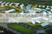 润建股份：目前五象云谷初步建成，潜在客户和业务拓展情况良好