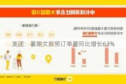 美团：暑期文旅预订单量同比增长63%