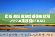 欧股收盘全线上涨 德国DAX指数涨0.96%