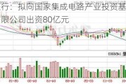 邮储银行：拟向国家集成电路产业投资基金三期股份有限公司出资80亿元