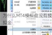 为什么MT4模拟盘没有模拟金