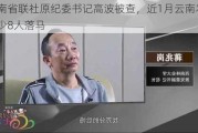 云南省联社原纪委书记高波被查，近1月云南农信至少8人***