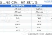 荣盛发展上涨5.03%，报1.88元/股