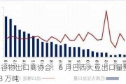 巴西谷物出口商协会：6 月巴西大豆出口量预计为 1378 万吨