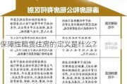 保障性租赁住房的定义是什么？