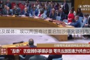 埃及媒体：埃以两国商讨重启加沙停火谈判事宜