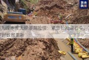 湖南九峰水库大坝渗漏险情：紧急抢险进行中，7月6日17时数据更新