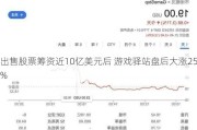 出售股票筹资近10亿美元后 游戏驿站盘后大涨25%