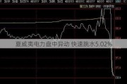 夏威夷电力盘中异动 快速跳水5.02%