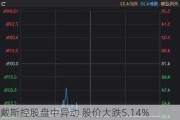 戴斯控股盘中异动 股价大跌5.14%