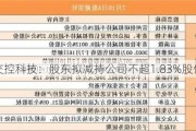 交控科技：股东拟减持公司不超1.83%股份