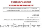 科林电气：要约收购期限届满，6月27日停牌待结果公布