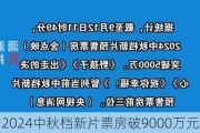 2024中秋档新片票房破9000万元