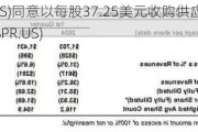 波音(BA.US)同意以每股37.25美元收购供应商Spirit AeroSystems(SPR.US)