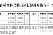 新三板创新层公司永晟科技新增专利信息授权：“铜排抽真空挤塑装置”