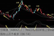 时创能源（688429）：MACD指标DIF线上穿0轴-技术指标上后市看多（06-14）