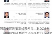 国寿集团副董事长蔡希良：到2035年，我国银发经济的市场规模有35万亿之多