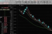 ST恒久触及涨停 主力净流入增加