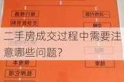 二手房成交过程中需要注意哪些问题？