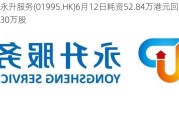 永升服务(01995.HK)6月12日耗资52.84万港元回购30万股