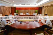 龙洲股份：5月30日召开董事会会议