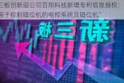 新三板创新层公司百翔科技新增专利信息授权：“一种用于控制错位机的电控系统及错位机”